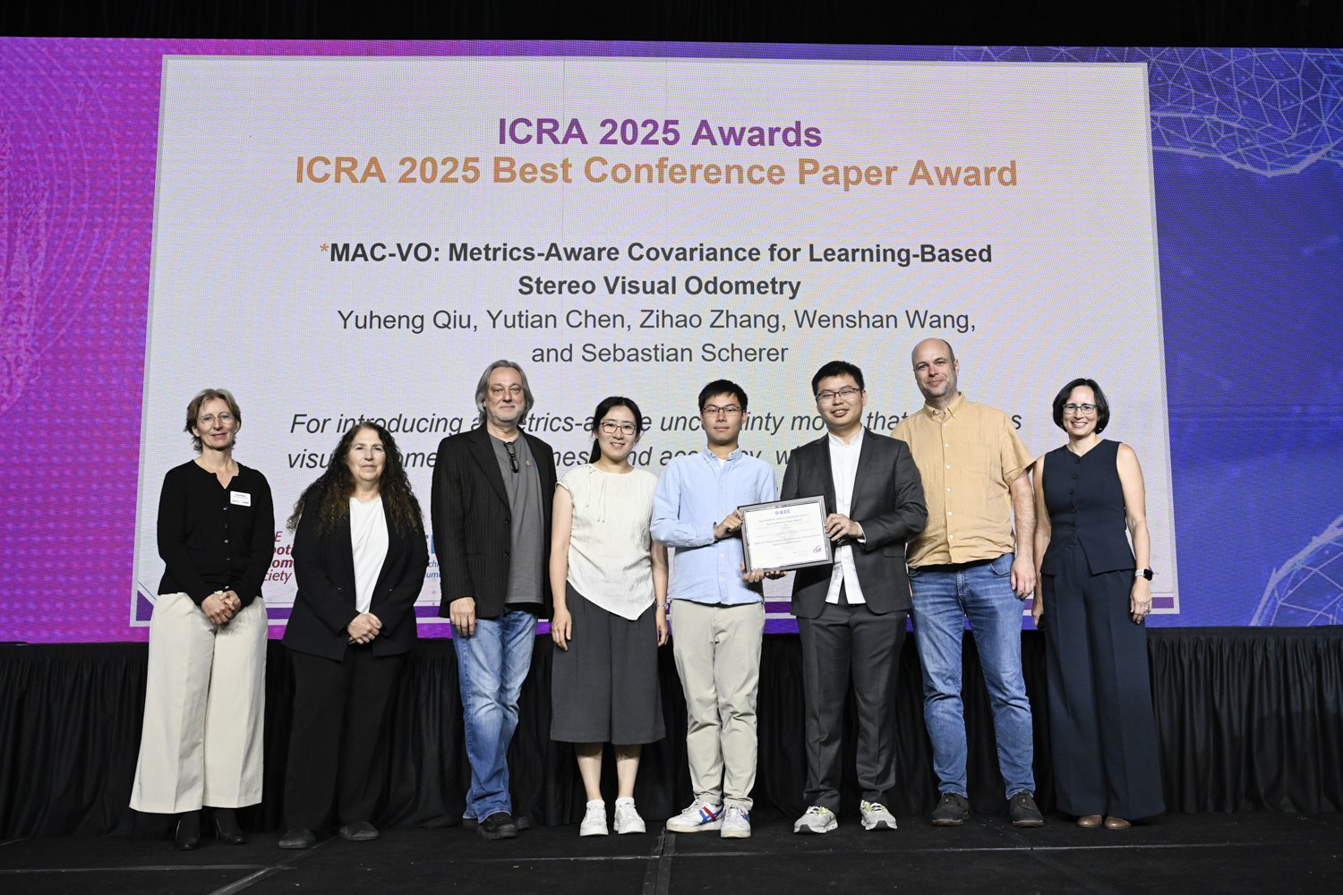 MAC-VO won ICRA 2025 Best Conference Paper Award!